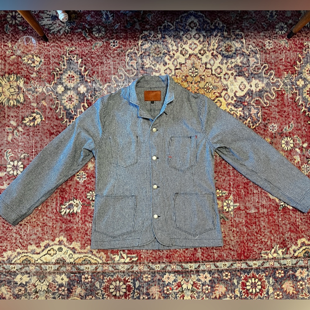Freenote Cloth Houndstooth Workers Jacket (Rider Jacket)